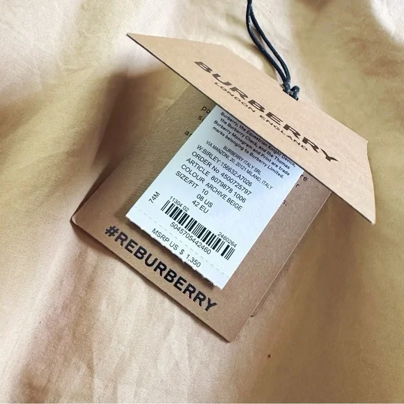 Burberry Women’s Birley Check Hooded Jacket Archive Beige